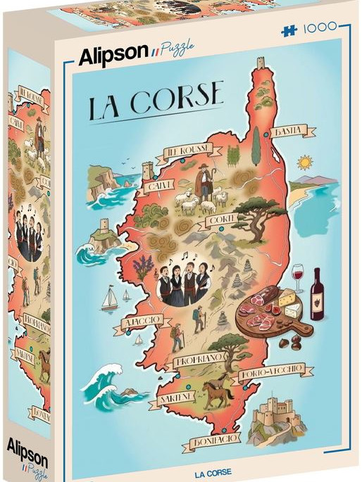 ALIZE - Puzzle 1000 pièces La Corse — Les Contes Infusés, Corte