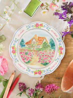 Carte Assiette de Printemps, par CarofromWoodland — Les Contes Infusés, Corte