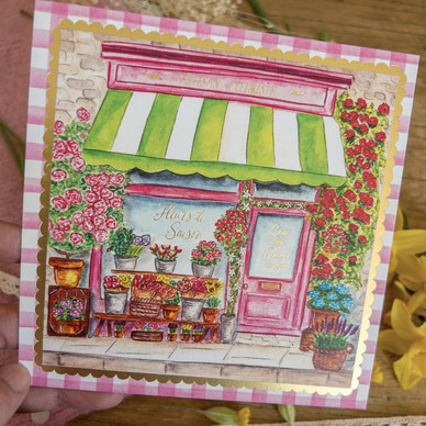 Carte Flower Shop, par CarofromWoodland — Les Contes Infusés, Corte